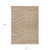 8' X 10' Khaki And Brown Abstract Washable Indoor Outdoor Area Rug