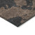 8' X 10' Chocolate And Charcoal Abstract Washable Indoor Outdoor Area Rug