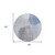 8' Denim Blue And Sky Blue Round Abstract Washable Indoor Outdoor Area Rug Transitional Style - Denim Blue, Sky Blue Color