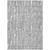 8' X 10' Gray And Ivory Abstract Washable Indoor Outdoor Area Rug Transitional Style - Gray, Ivory Color