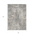 10' X 14' Ivory Charcoal And Beige Geometric Washable Indoor Outdoor Area Rug