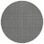8' Black And Ivory Round Geometric Washable Indoor Outdoor Area Rug - 608219189495