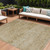 10' X 14' Copper And Beige Abstract Washable Indoor Outdoor Area Rug - Copper, Beige