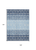 9' X 12' Blue Sky Blue And Ivory Geometric Washable Indoor Outdoor Area Rug