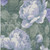 10' X 14' Lavender And Olive Green Floral Washable Indoor Outdoor Area Rug