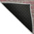 9' X 12' Burgundy Pink And Blush Striped Washable Indoor Outdoor Area Rug
