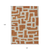 10' X 14' Terra Cotta And Gray Abstract Washable Indoor Outdoor Area Rug