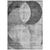 8' X 10' Gray And Charcoal Geometric Washable Indoor Outdoor Area Rug