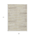 9' X 12' Beige Brown And Ivory Striped Washable Indoor Outdoor Area Rug