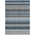 10' X 14' Gray Charcoal And Silver Southwestern Washable Indoor Outdoor Area Rug