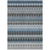 10' X 14' Gray Charcoal And Silver Southwestern Washable Indoor Outdoor Area Rug