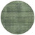 8' Olive Green And Gray Round Striped Washable Indoor Outdoor Area Rug - Olive Green, Gray