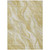 10' X 14' Gold Beige And Ivory Abstract Washable Indoor Outdoor Area Rug