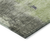 8' X 10' Fern Green Gray And Black Abstract Washable Indoor Outdoor Area Rug