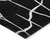 8' X 10' Black And Beige Abstract Washable Indoor Outdoor Area Rug
