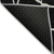 8' X 10' Black And Beige Abstract Washable Indoor Outdoor Area Rug