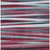 9' X 12' Burgundy Ivory And Blue Striped Washable Indoor Outdoor Area Rug