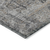 9' X 12' Charcoal And Silver Abstract Washable Indoor Outdoor Area Rug