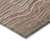 8' X 10' Brown And Copper Abstract Washable Indoor Outdoor Area Rug