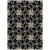 10' X 14' Black And Ivory Geometric Washable Indoor Outdoor Area Rug