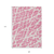 9' X 12' Pink and Ivory Abstract Washable Non Skid Indoor Outdoor Area Rug