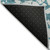 10' X 14' Teal Blue And Ivory Abstract Washable Indoor Outdoor Area Rug - Teal Blue, Ivory