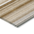 8' X 10' Chocolate Striped Washable Non Skid Indoor Outdoor Area Rug