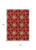 8' X 10' Orange And Gold Geometric Washable Indoor Outdoor Area Rug
