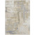 10' X 14' Ivory And Beige Abstract Washable Indoor Outdoor Area Rug Transitional Style - Ivory, Beige Color