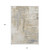 10' X 14' Ivory And Beige Abstract Washable Indoor Outdoor Area Rug Transitional Style - Ivory, Beige Color
