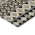 9' X 12' Charcoal Gray And Gold Quatrefoil Washable Indoor Outdoor Area Rug