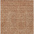 8' X 10' Terra Cotta And Brown Abstract Washable Indoor Outdoor Area Rug