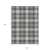 10' X 14' Charcoal Ivory And Gold Plaid Washable Indoor Outdoor Area Rug