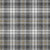 10' X 14' Charcoal Ivory And Gold Plaid Washable Indoor Outdoor Area Rug