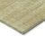 9' X 12' Gold Wheat And Beige Striped Washable Indoor Outdoor Area Rug
