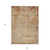 9' X 12' Copper And Terra Cotta Abstract Washable Indoor Outdoor Area Rug
