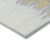 8' X 10' Gray Charcoal And Tan Abstract Washable Indoor Outdoor Area Rug