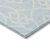 10' X 14' Sky Blue And Ivory Trellis Washable Indoor Outdoor Area Rug