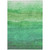 9' X 12' Green And Mint Green Abstract Washable Indoor Outdoor Area Rug