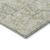 9' X 12' Sage Floral Medallion Washable Indoor Outdoor Area Rug