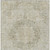 9' X 12' Sage Floral Medallion Washable Indoor Outdoor Area Rug