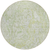 8' Artichoke Green And Fern Green Round Abstract Washable Indoor Outdoor Area Rug