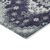 8' X 10' Purple Eggplant And Sage Medallion Washable Indoor Outdoor Area Rug