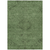 8' X 10' Fern Green And Dark Green Floral Washable Indoor Outdoor Area Rug