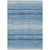 9' X 12' Blue And Ivory Abstract Washable Indoor Outdoor Area Rug Transitional Style - Blue, Ivory Color
