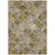 8' X 10' Taupe Beige And Gray Abstract Washable Indoor Outdoor Area Rug