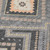 8' Gray Charcoal And Pink Round Tribal Washable Indoor Outdoor Area Rug