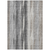 8' X 10' Khaki Ivory And Gray Botanical Leaves Washable Indoor Outdoor Area Rug