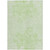 8' X 10' Mint Green Artichoke Green And Ivory Floral Washable Indoor Outdoor Area Rug