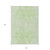 8' X 10' Mint Green Artichoke Green And Ivory Floral Washable Indoor Outdoor Area Rug
